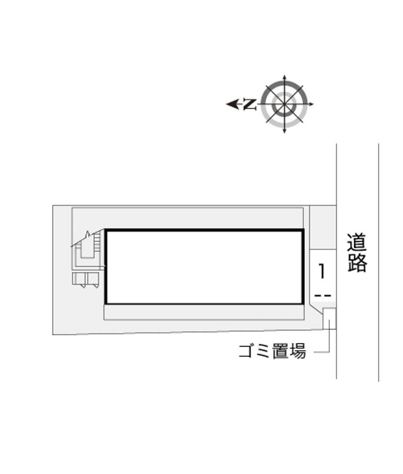 レオパレス武庫荘北 配置図