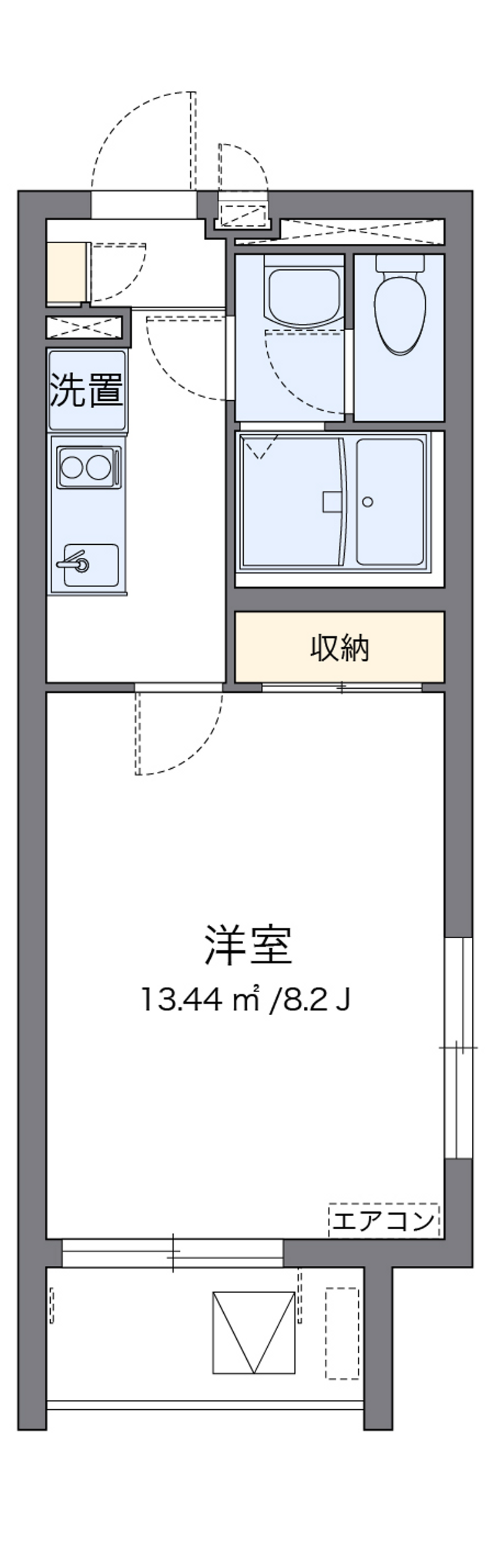 クレイノタウンコート 間取図