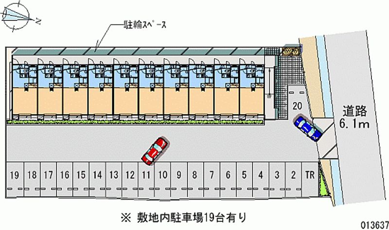 レオパレスＭＡＰＬＥⅡ 月極駐車場