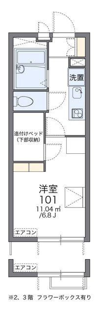 レオパレスファーレ８ 間取り図