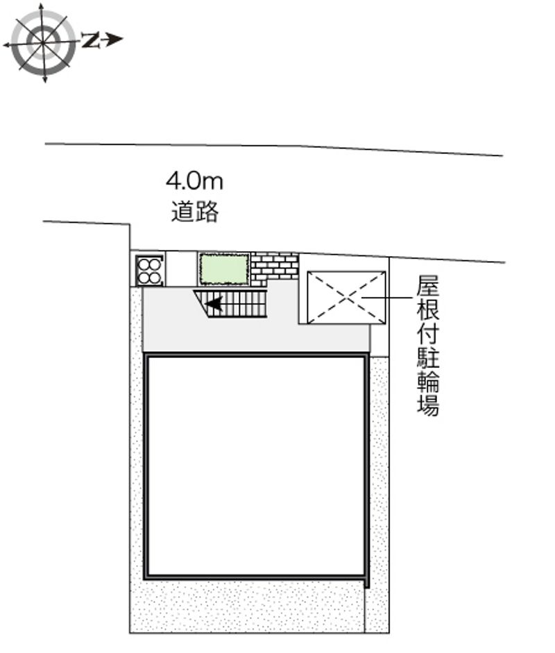 レオパレス近松Ⅱ 配置図