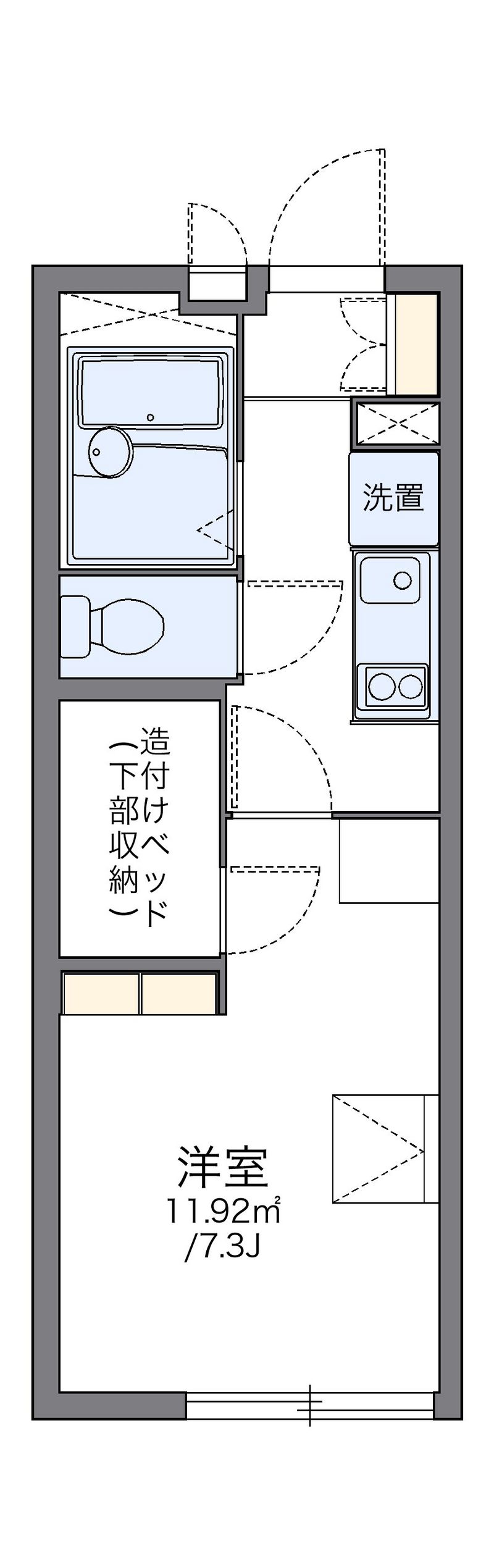 レオパレスｉハウス 間取図