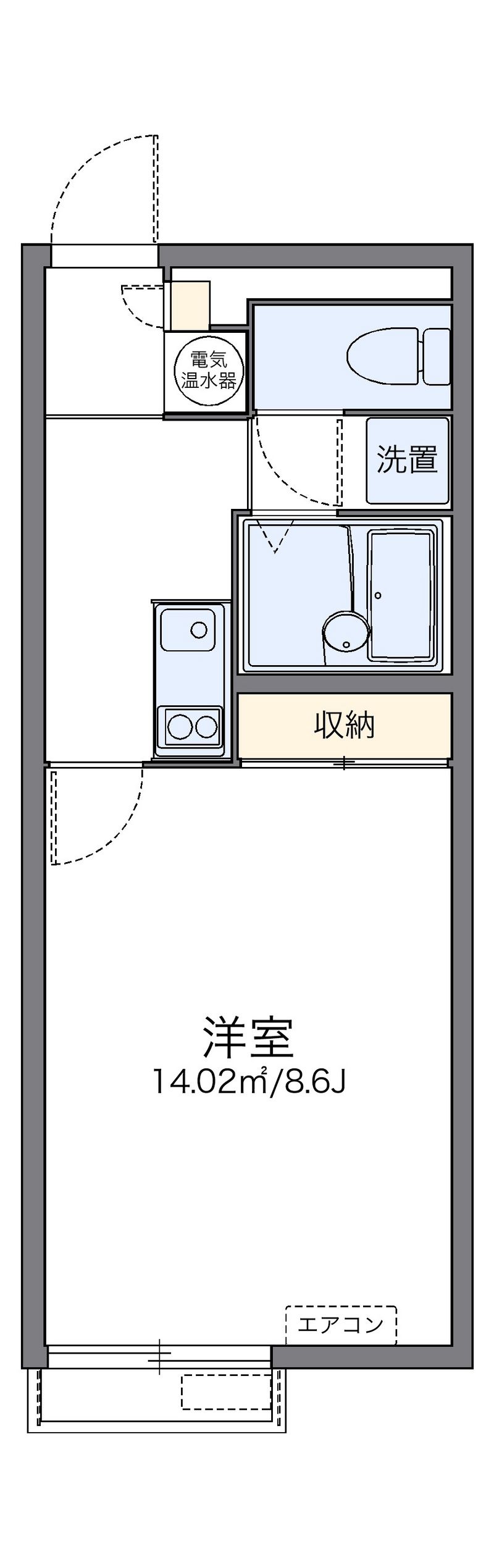 レオネクスト市三宅 間取図