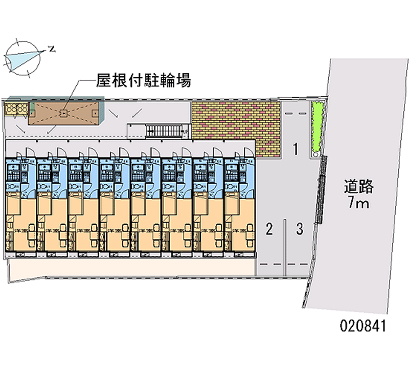 レオパレスシャローム 月極駐車場