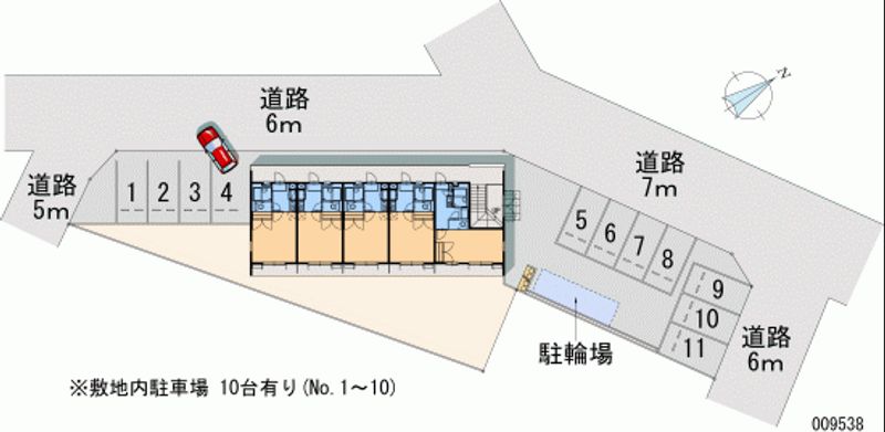 レオパレスソレーユ仲澤 月極駐車場