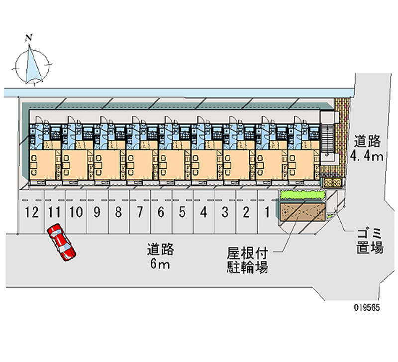 レオパレスグリーンハイツ 月極駐車場