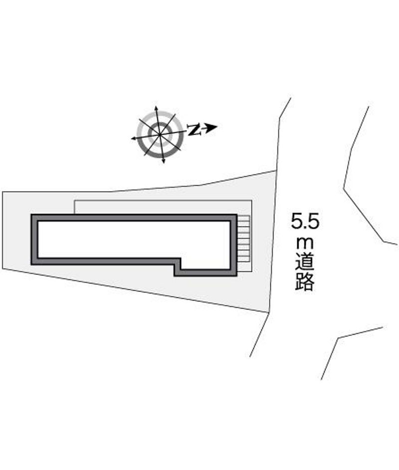 レオパレスヴェルノ 配置図