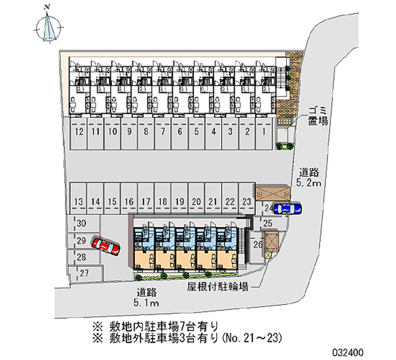 32400 Monthly parking lot