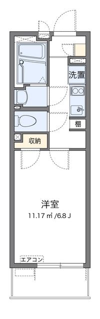 クレイノヒカリ　レジデンス 間取り図