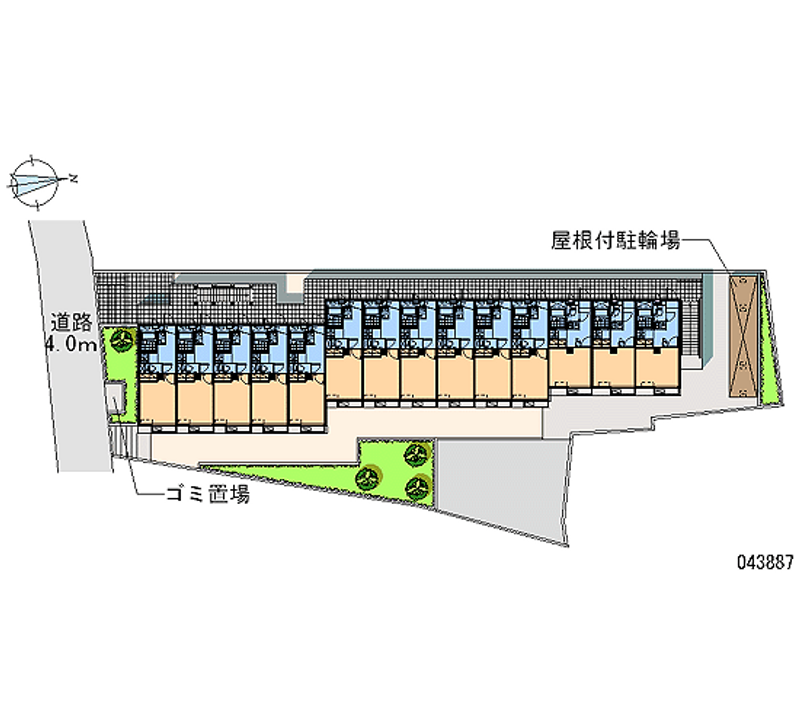 レオパレスフォレスト 区画図