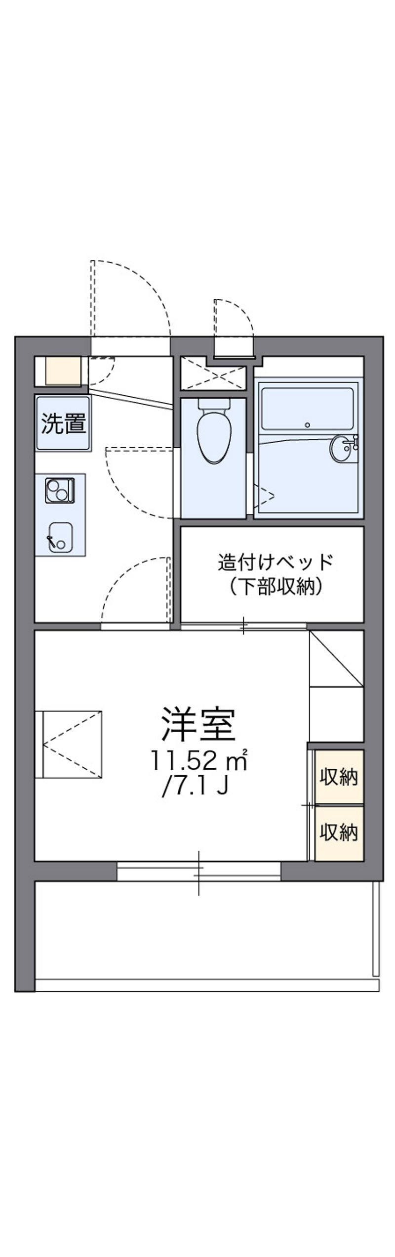 レオパレスリベール 間取り