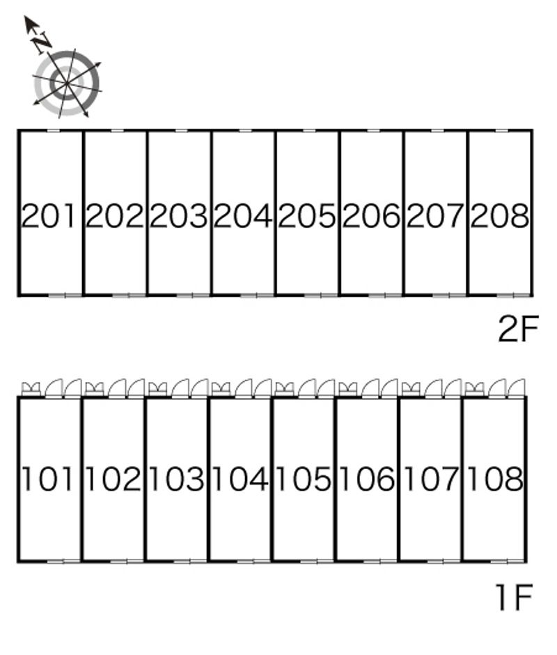 レオパレスエクセレントＳＨＯＵ 間取配置図