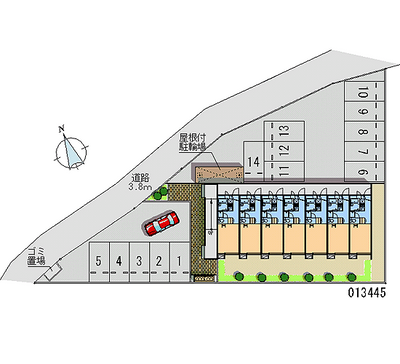 13445 Monthly parking lot