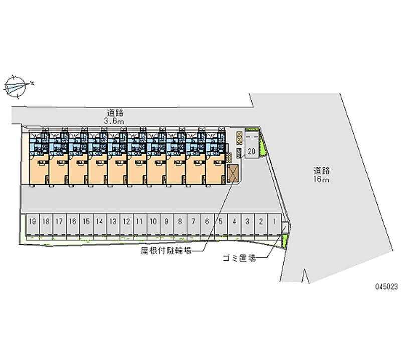 45023 bãi đậu xe hàng tháng