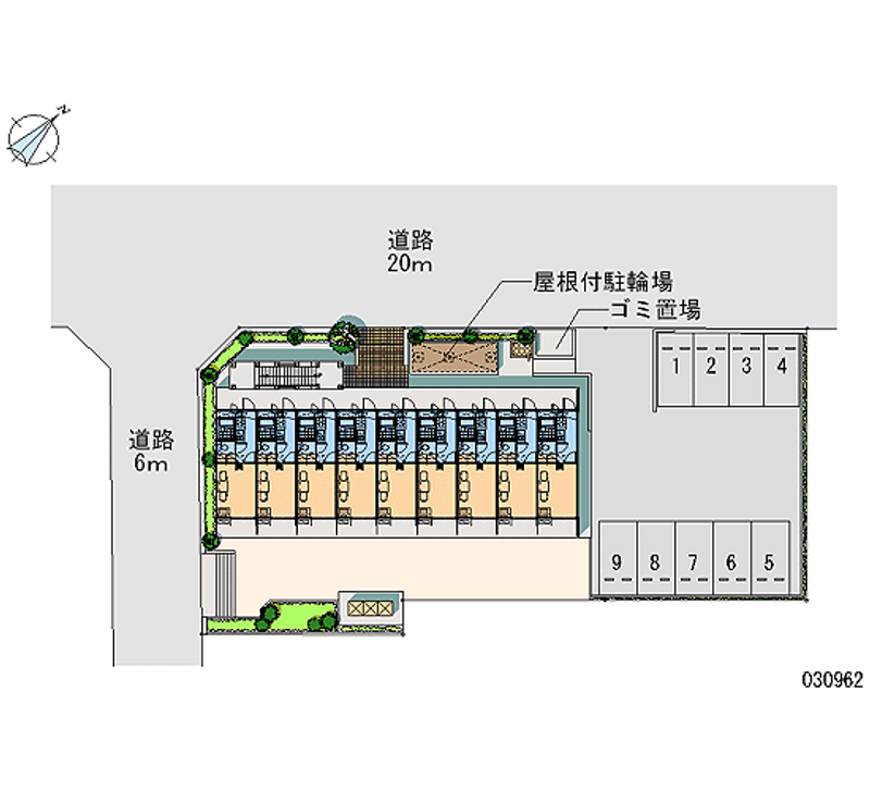 レオパレスクリナーレみなみ野 月極駐車場