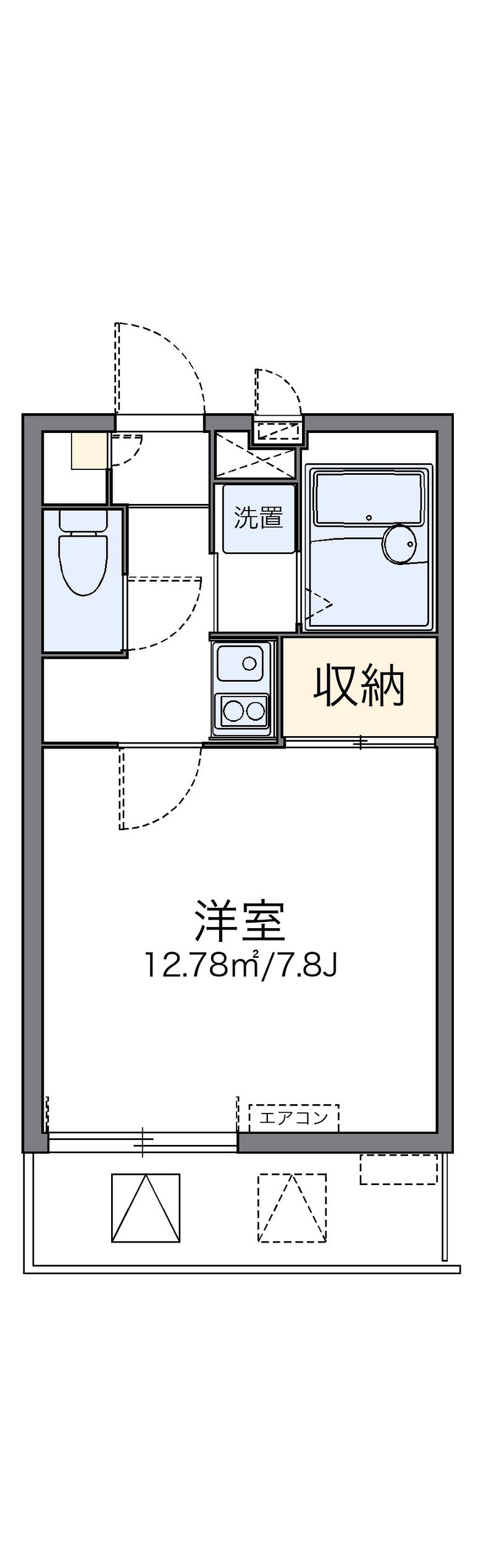 レオパレスマリー 間取図