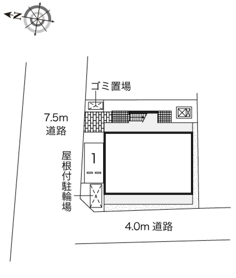 レオパレスノーブル　シャトーⅡ 配置図