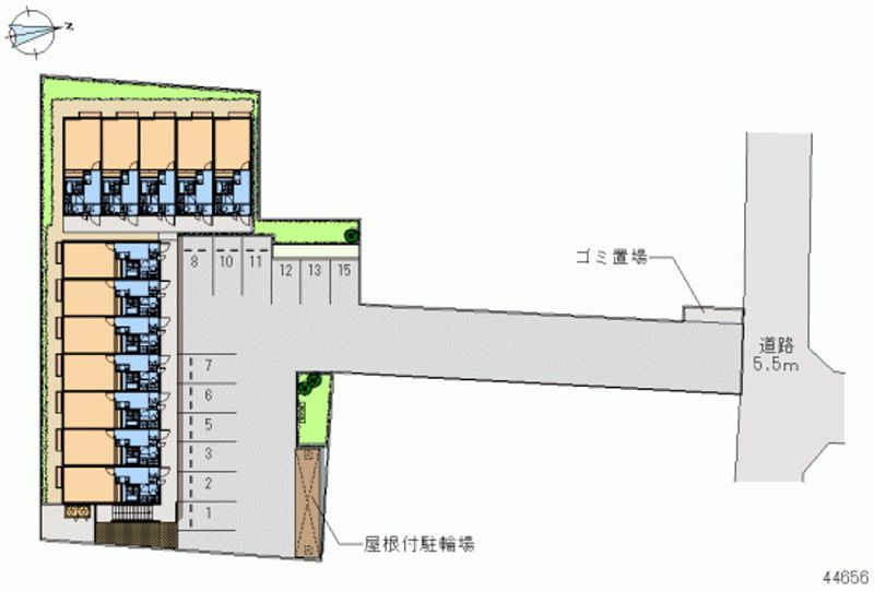 レオネクストトランクィル 月極駐車場