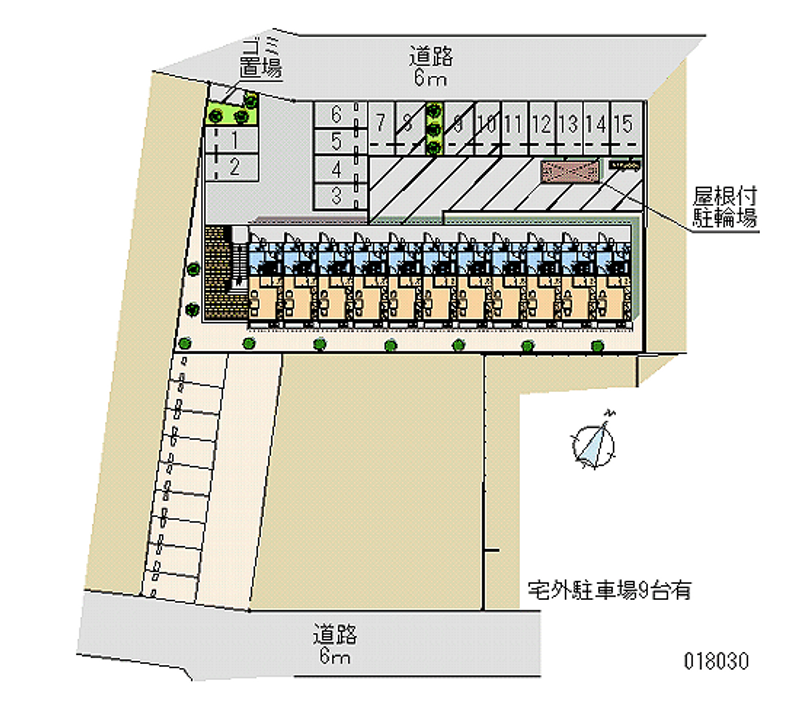 18030 Monthly parking lot