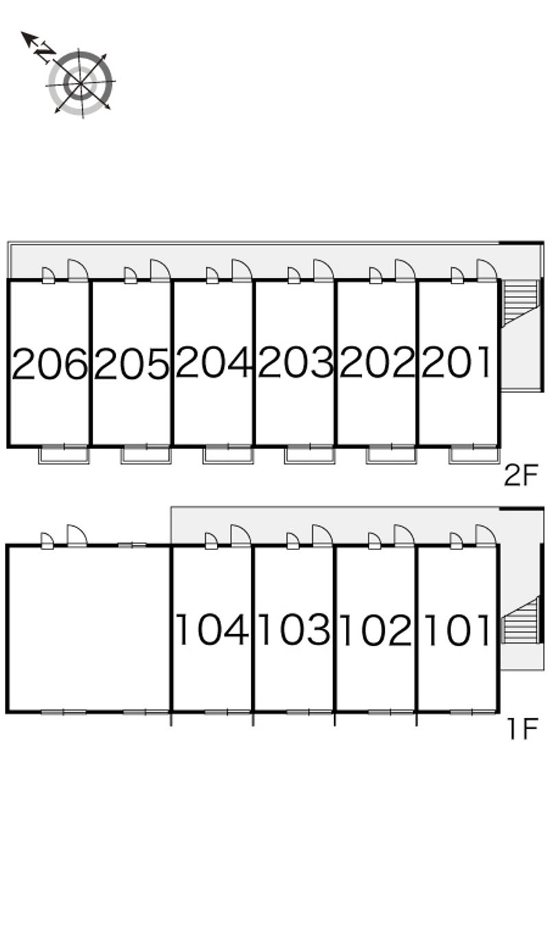 レオパレスＭ 間取配置図