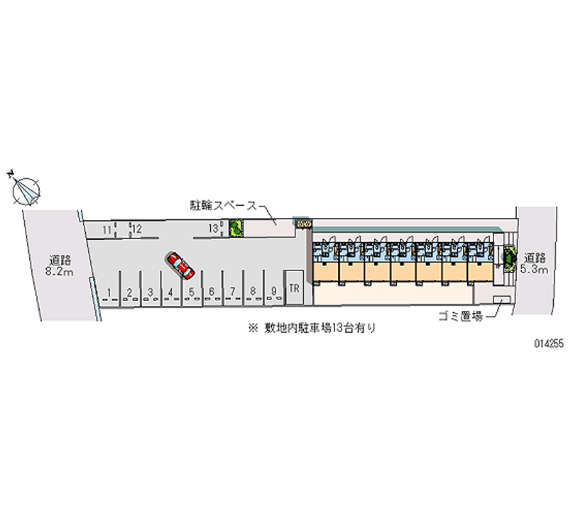 14255 bãi đậu xe hàng tháng