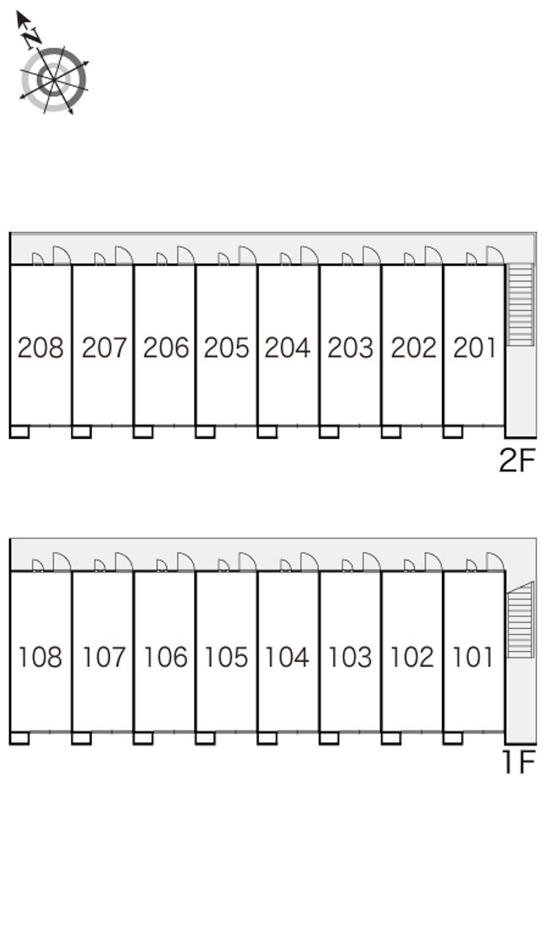 レオパレスリベール 間取り配置図