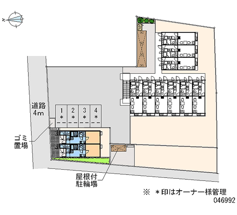レオネクスト小金井公園Ⅱ 区画図