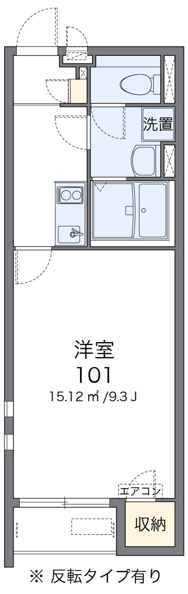 クレイノＴＯＢＡⅦ 間取図