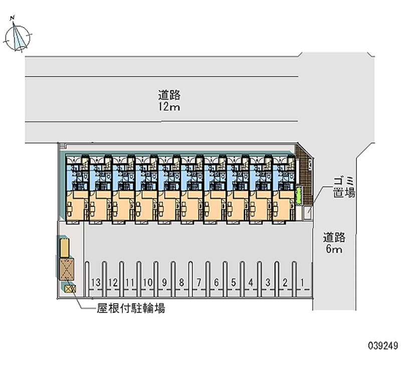 レオパレス栄華西Ⅰ 月極駐車場