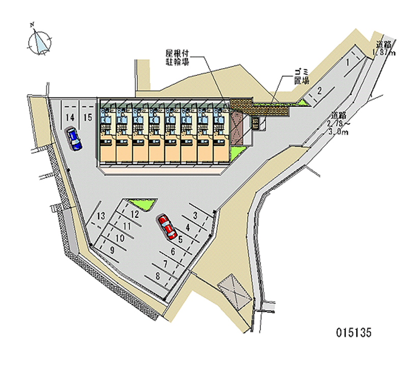 15135 Monthly parking lot