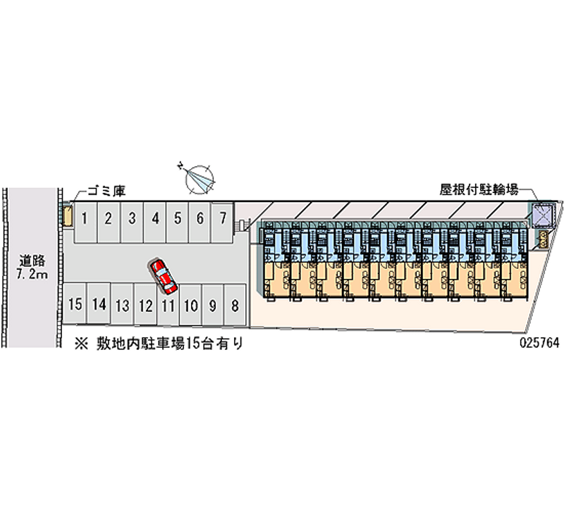 25764月租停车场