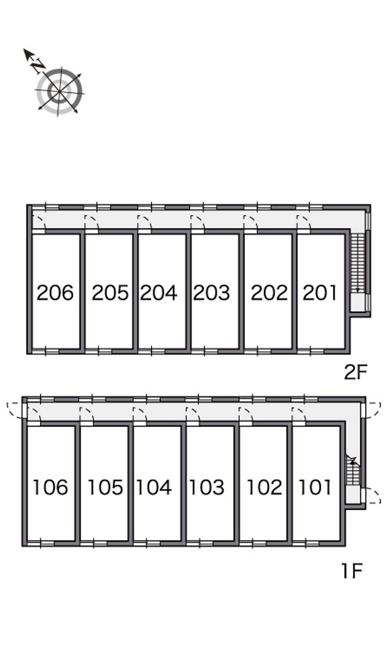 レオパレスハイツあい 間取り配置図