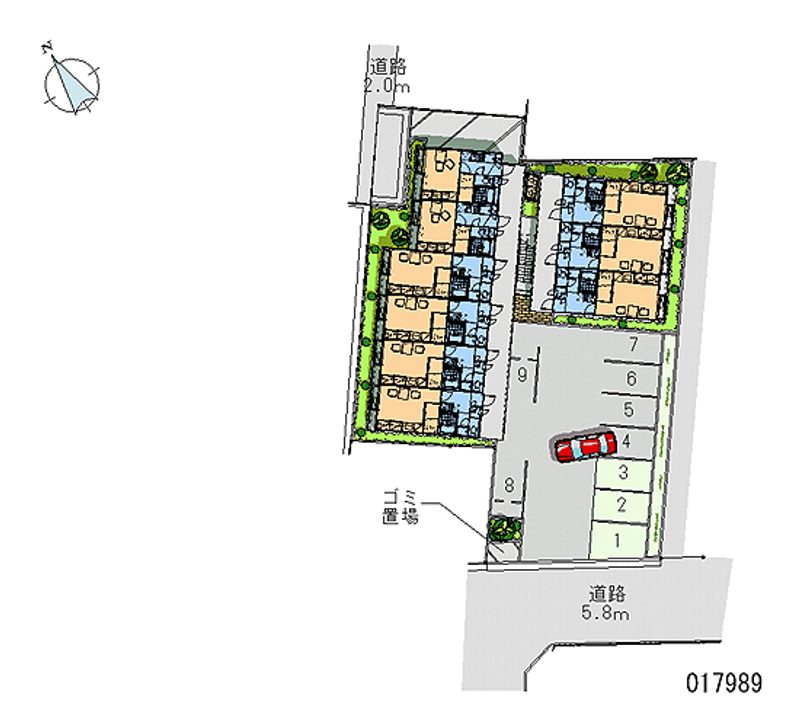 17989 Monthly parking lot