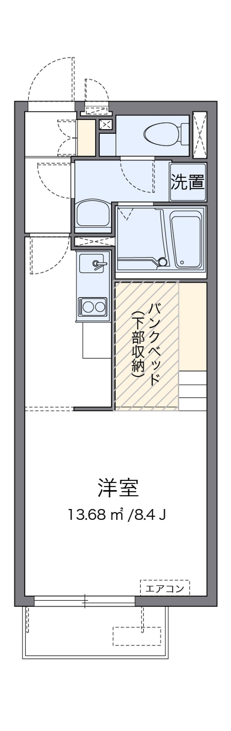 ミランダサンシャインⅢ 間取り