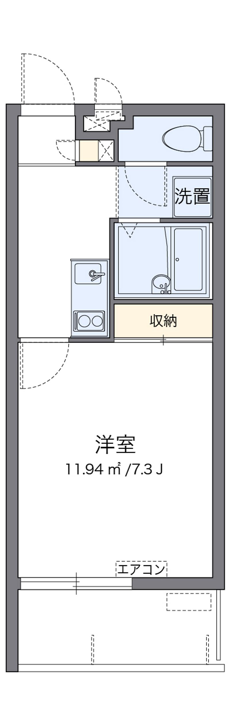 レオネクスト真 間取図