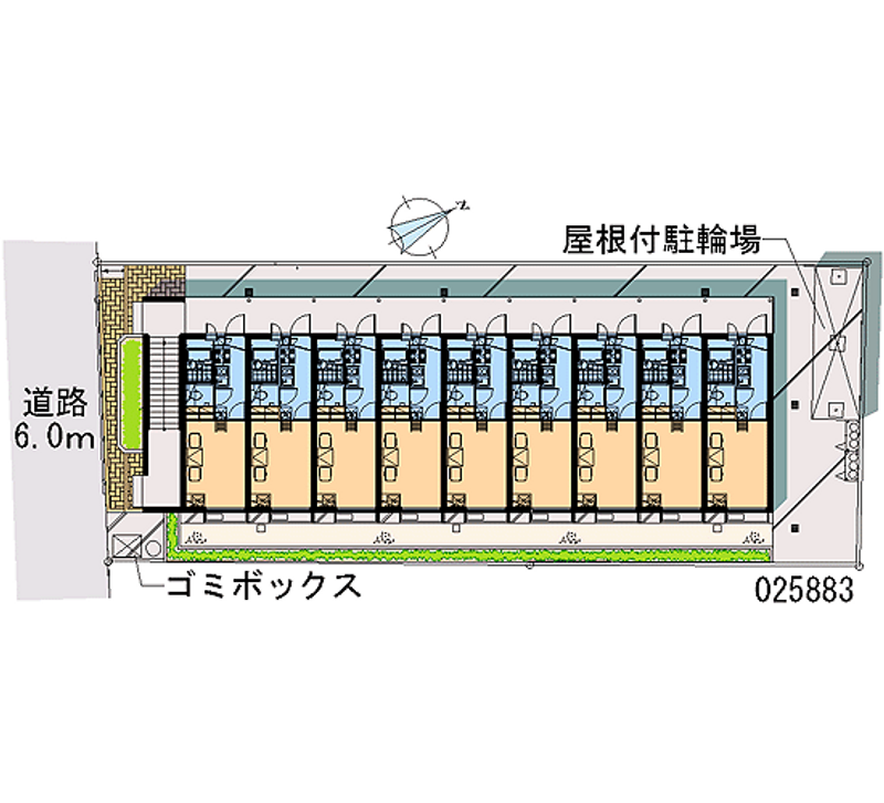 レオパレス向陽 区画図