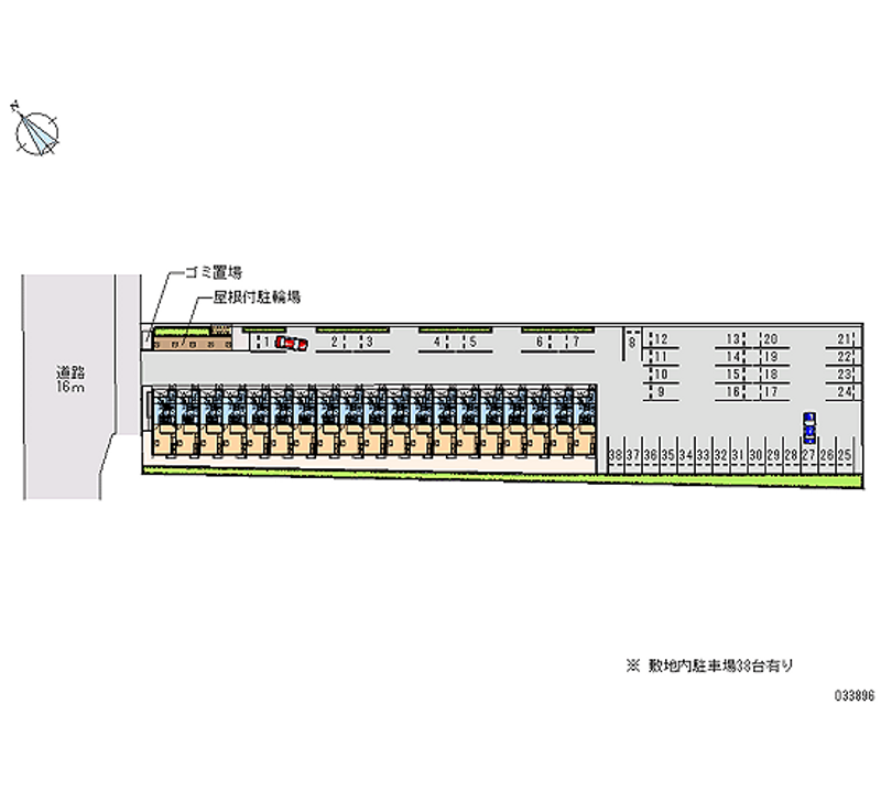 33896 bãi đậu xe hàng tháng