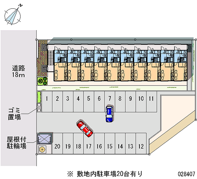 28407月租停车场