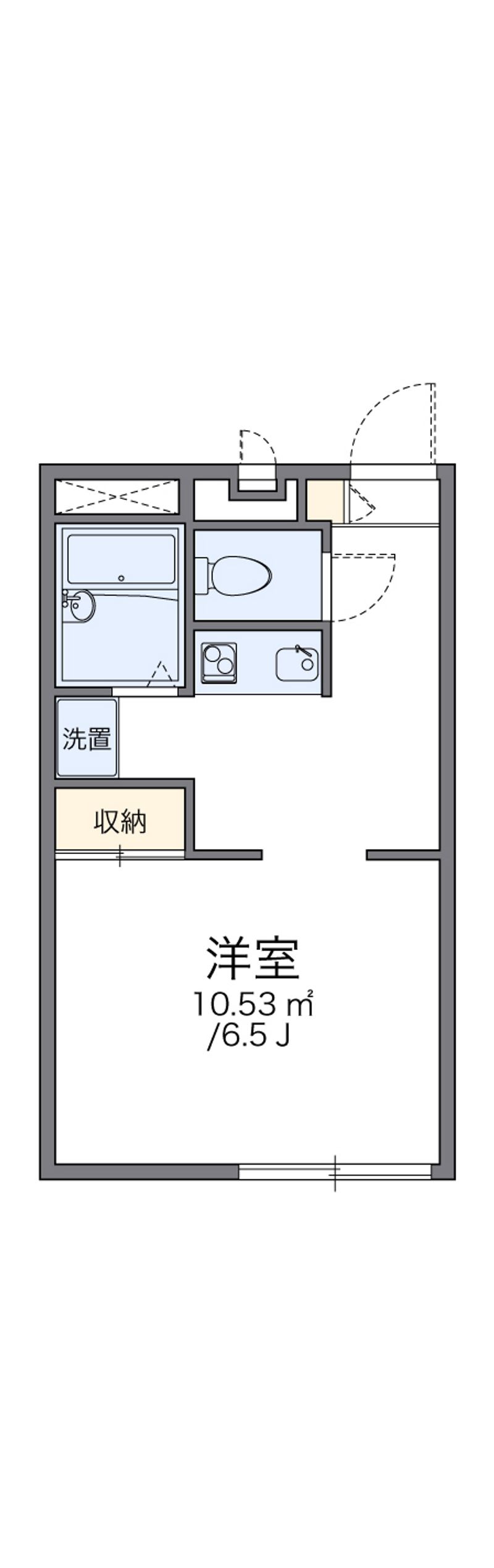 レオパレスりんどう 間取図