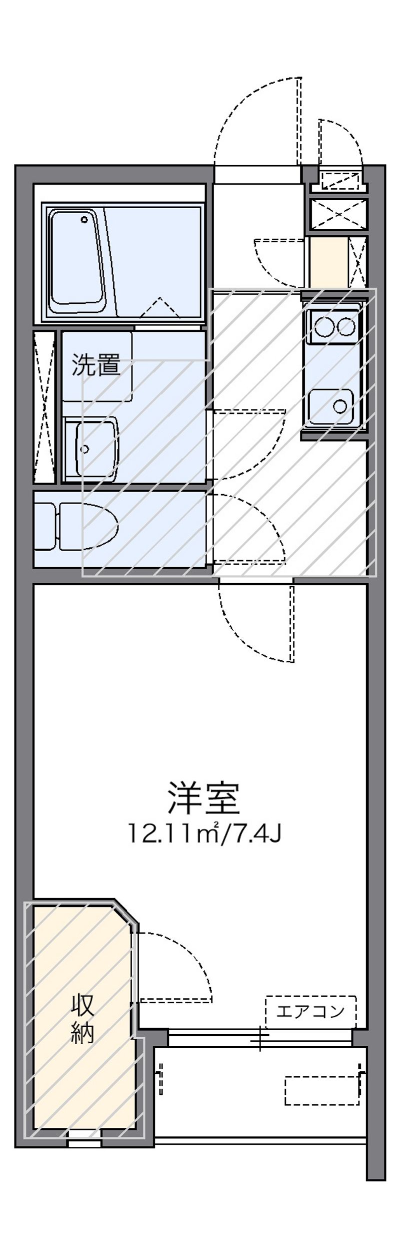 レオネクストフレールⅡ 間取図