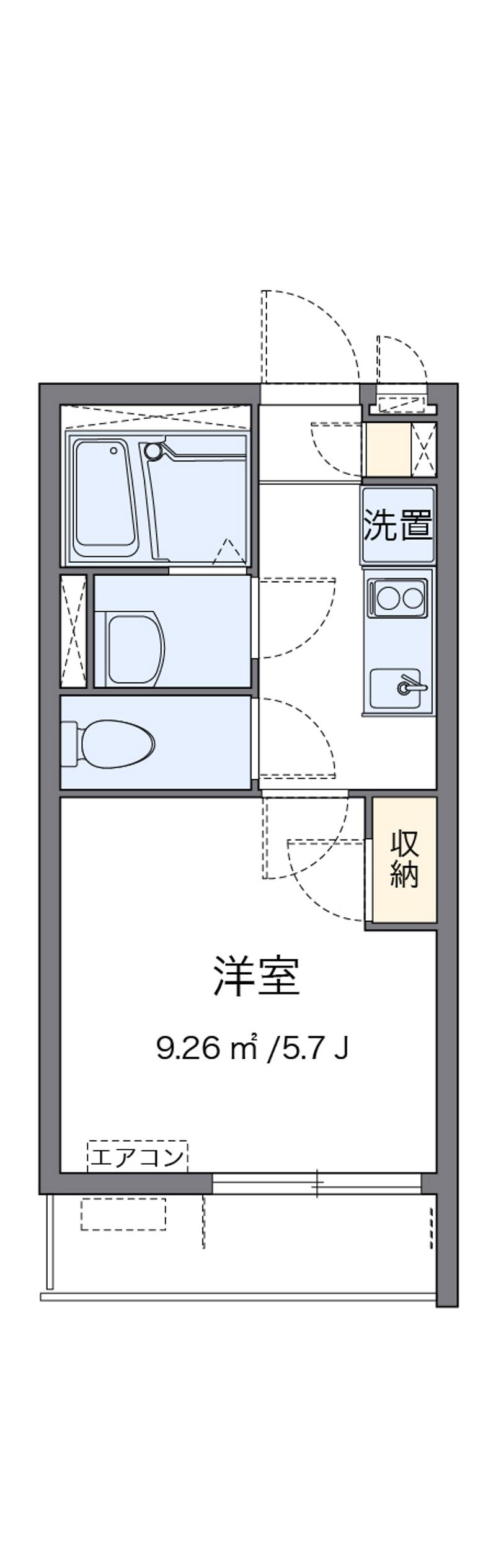 クレイノベルロサージュ 間取図