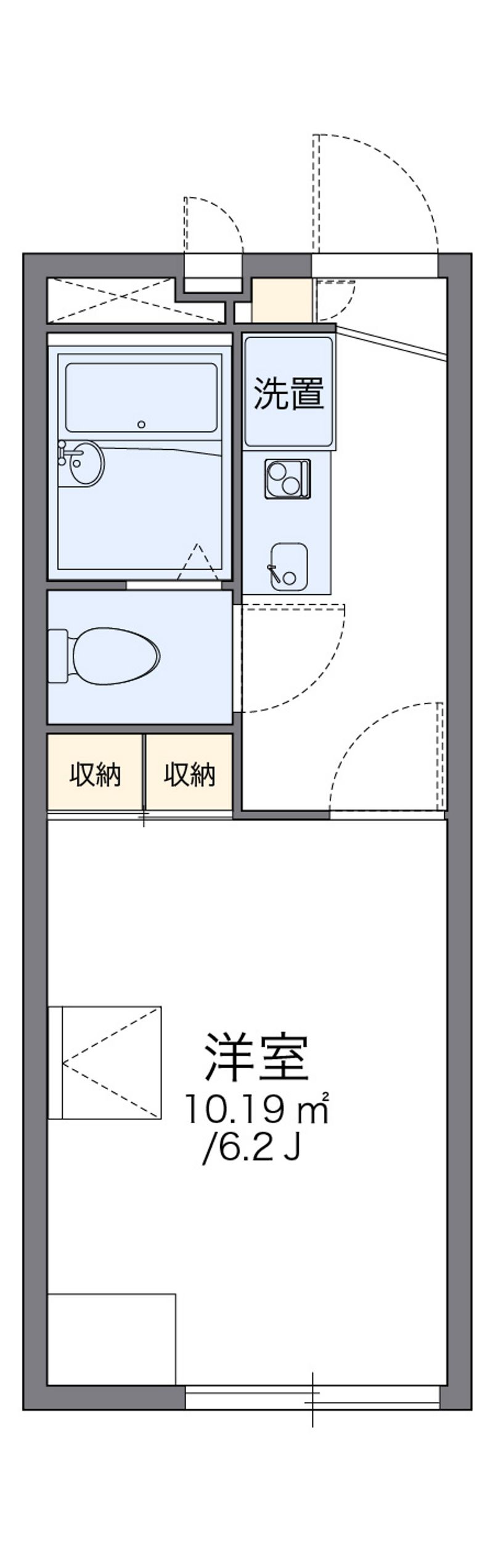 レオパレスメロディーベルＩＮＯ 間取図
