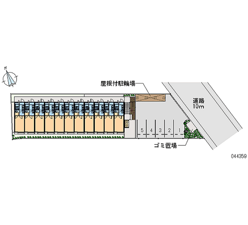 44359 Monthly parking lot