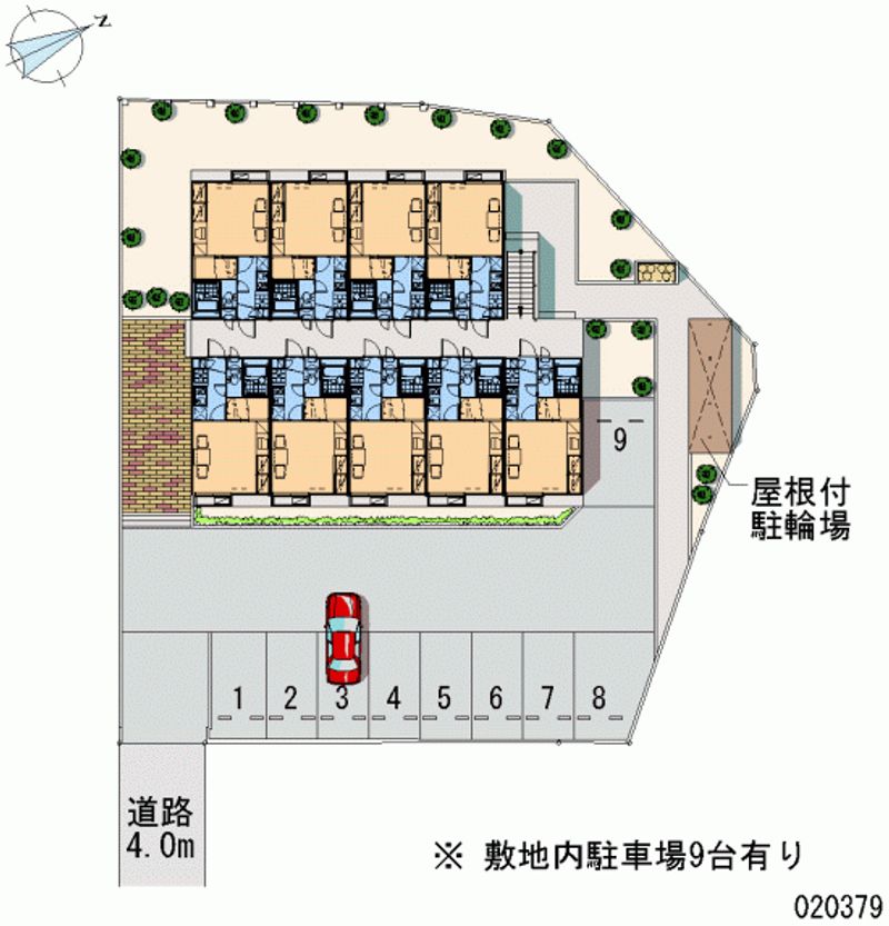 レオパレス長迫 月極駐車場