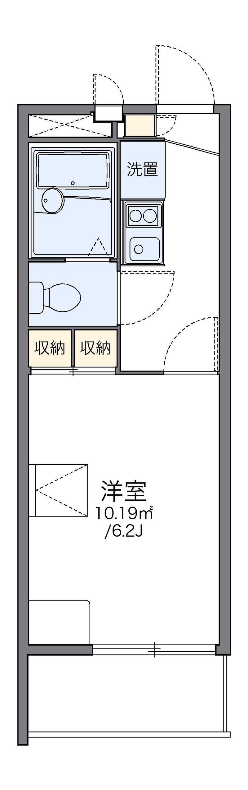 レオパレスエスペランサ 間取図