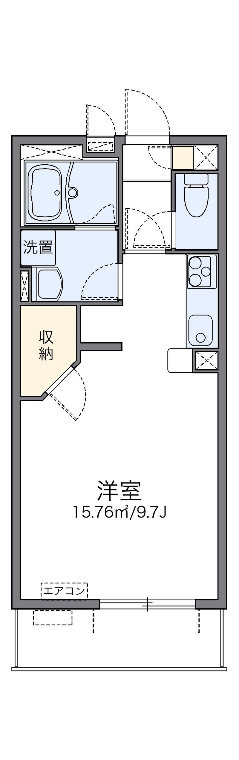 レオネクストインフィールドⅡ 間取図