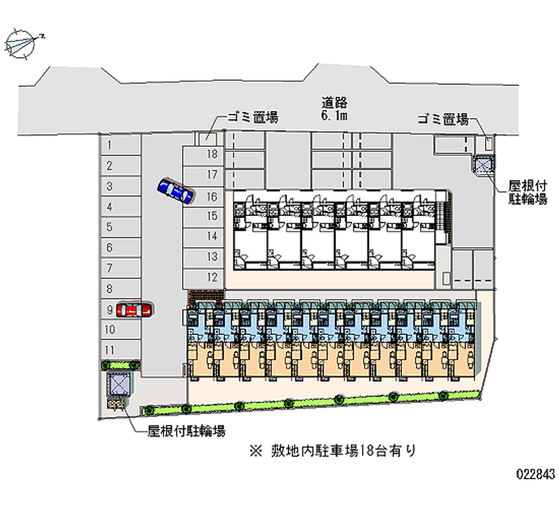 22843 bãi đậu xe hàng tháng