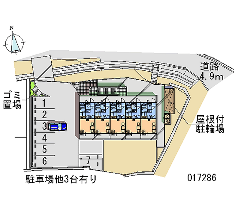 レオパレス大空 月極駐車場