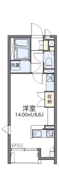 レオネクストジャルダン 間取り図