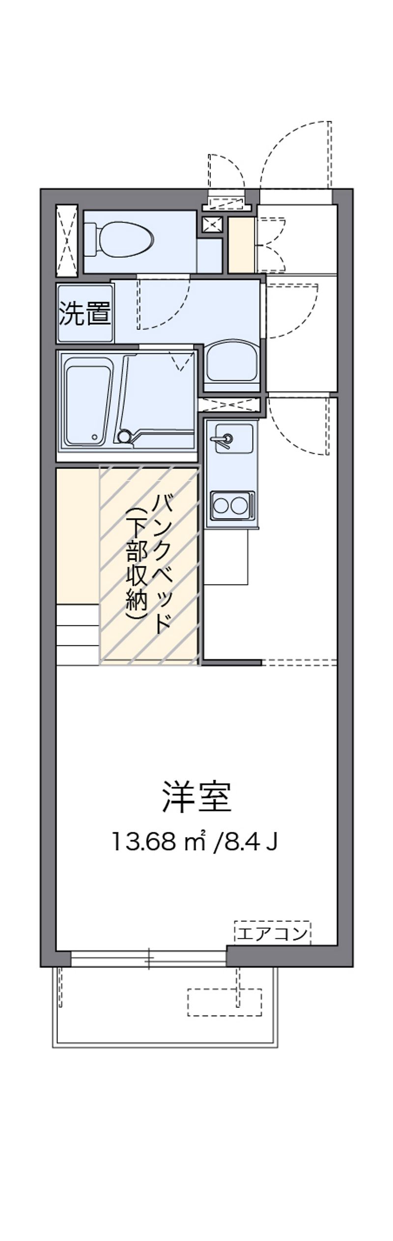 ミランダルーチェⅢ 間取図